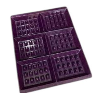 Epicure Silicone Waffle Mold Purple New in Package Discontinued